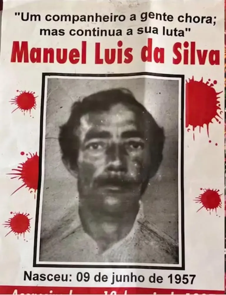 Manoel Luiz da Silva foi assassinado em 1997, aos 40 anos — Foto: Comissão Pastoral da Terra/Divulgação