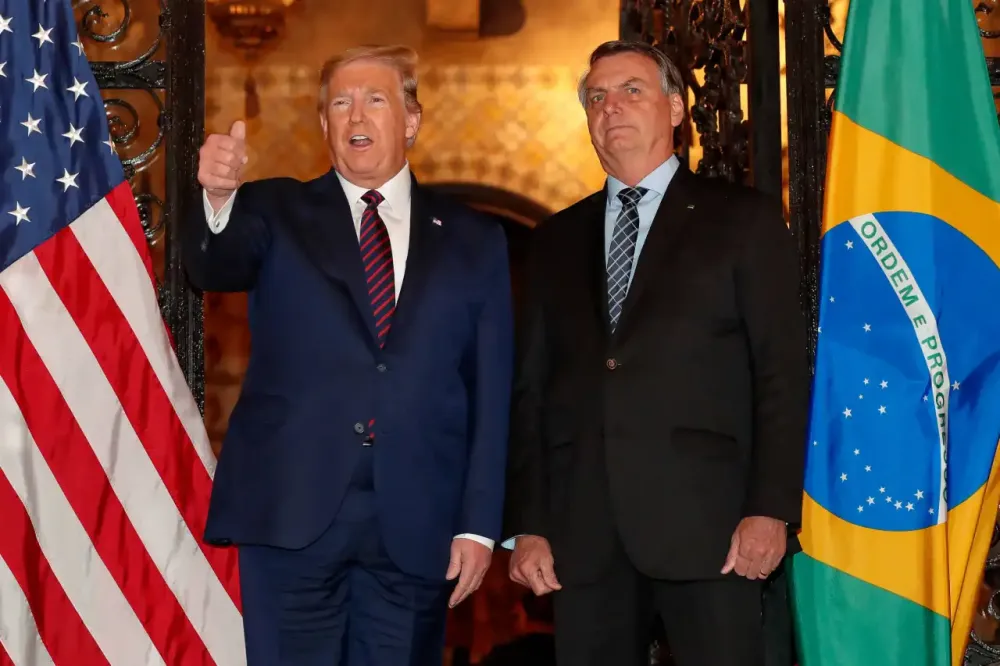 Donald Trump e Jair Bolsonaro (Foto: Alan Santos/PR)