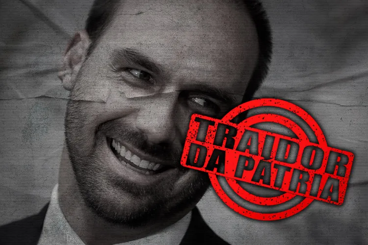 Eduardo Bolsonaro teve o mandato na Câmara cassado em dezembro de 2025 em razão do acúmulo de faltas Foto: Sérgio Lima/ Site do PT
